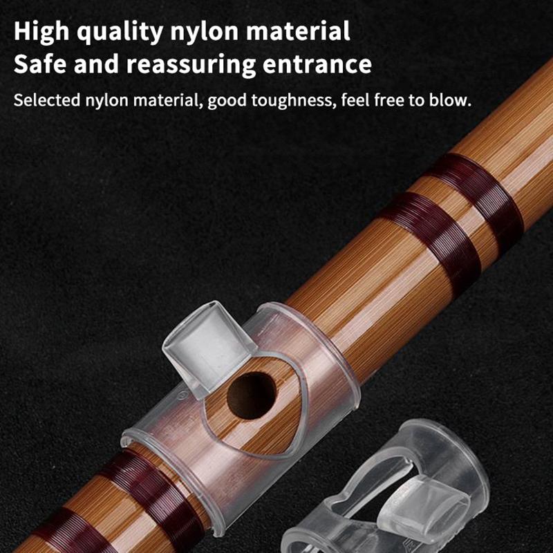 Musical Instrument That You Blow Into - 竹笛吹き込み補助具 フルート吹きやすい吹き込み口吹き口笛プロの楽器アクセサリー耐久性のある 1PC