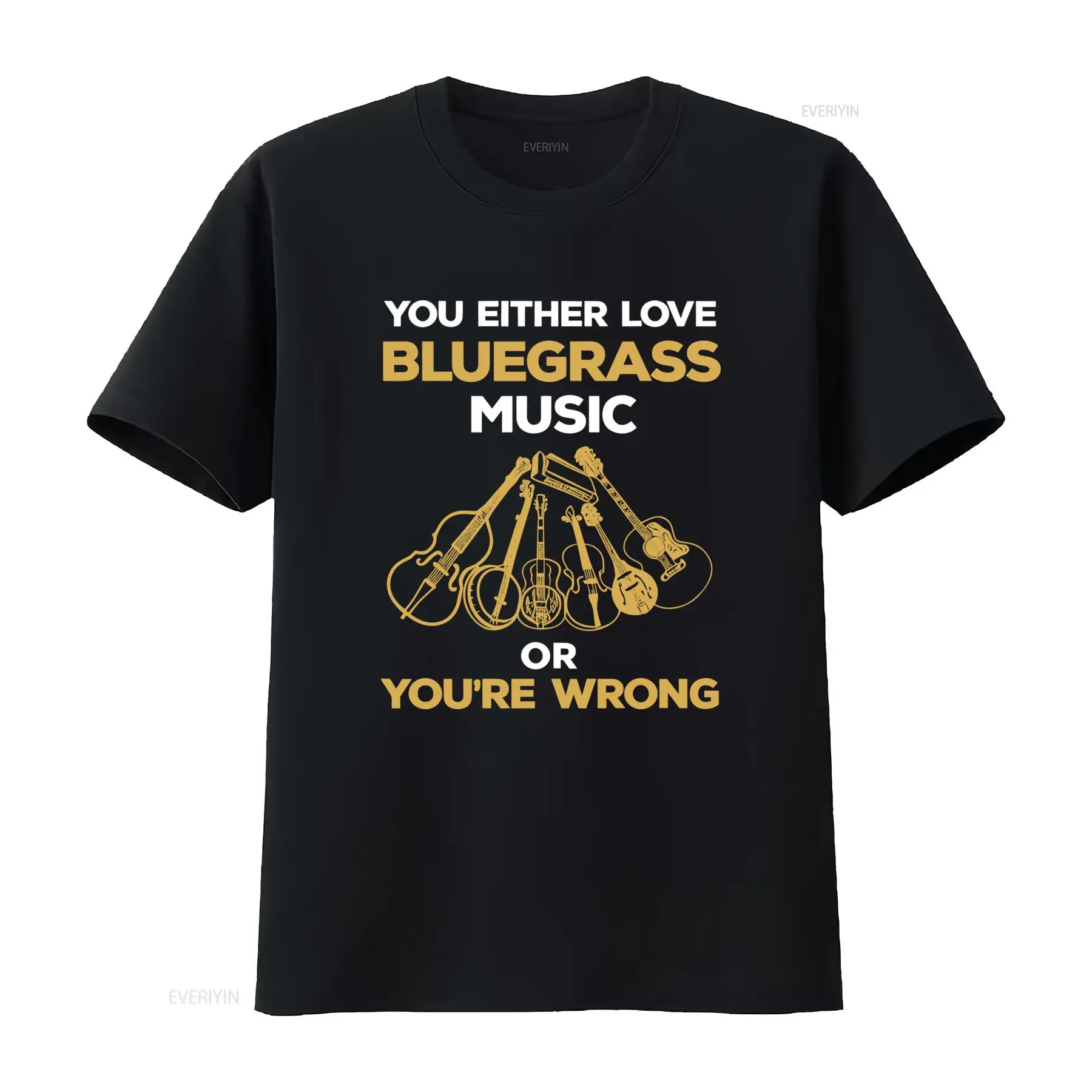 Musical Instrument Quotes - 面白いブルーグラス音楽愛好家の名言楽器プリントカジュアルTシャツヴィンテージウォッシュドトップ日常着用通気性抜群