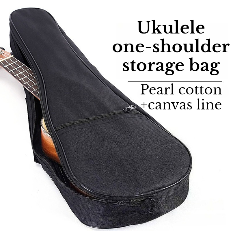 Musical Instrument Bag - 21/23 インチウクレレバッグワンショルダーポータブル厚みのある耐衝撃落下防止ウクレレ収納袋楽器アクセサリー