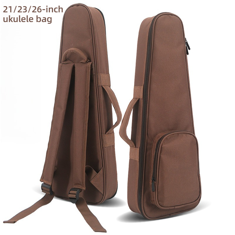 Musical Instrument Bag - 26 インチオックスフォード生地ウクレレバッグ厚みのある防水ショルダーポータブルウクレレバックパック楽器アクセサリー