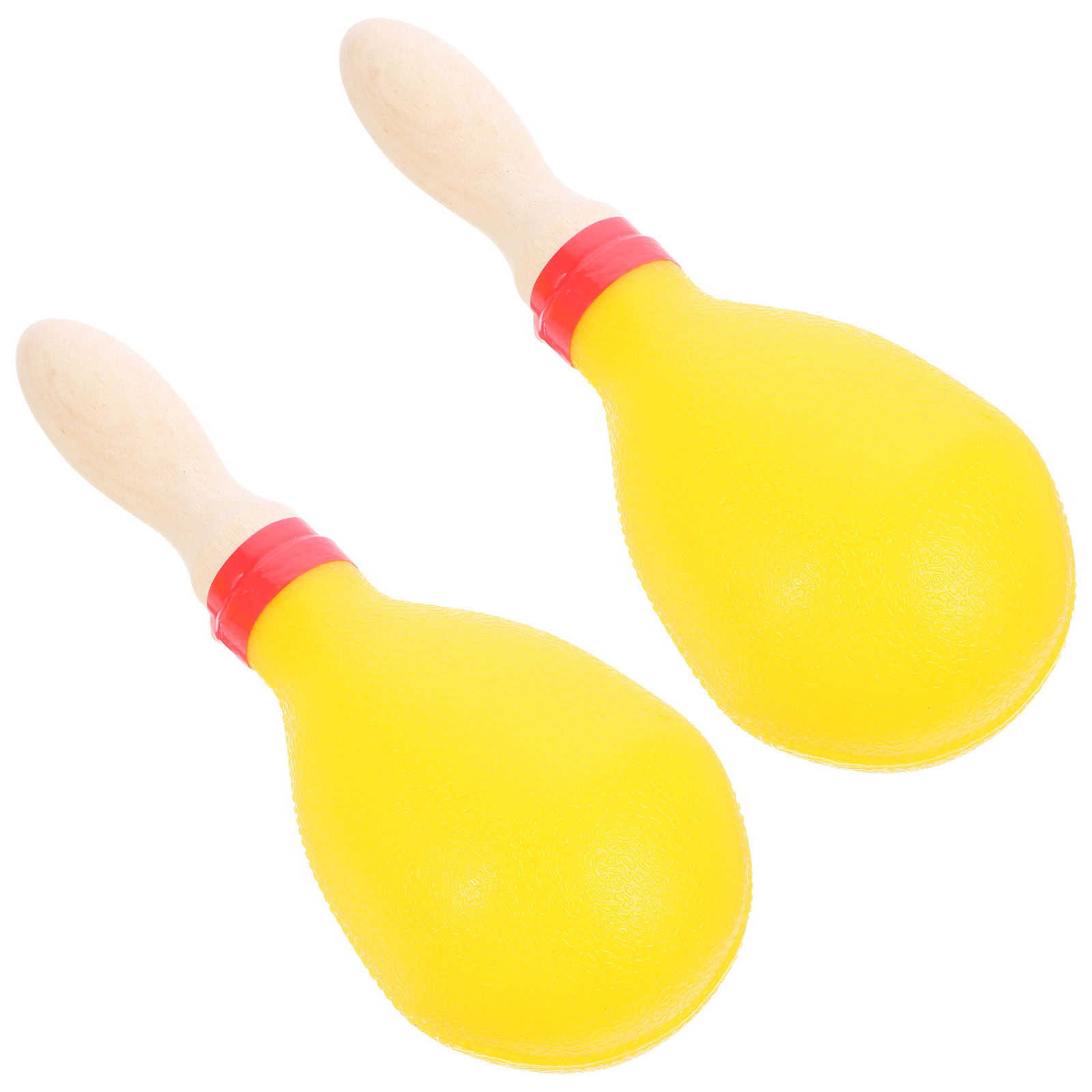 Musical Instrument For Toddlers - 1 ペア木製マラカスシェイカー子供用打楽器幼児子供用安全バリのない滑らかな表面簡単な持ち手音楽教育