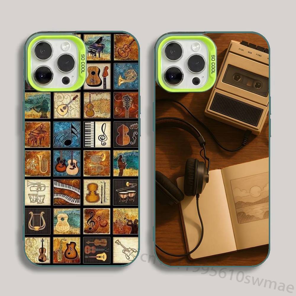 Musical Instrument Quotes - 楽器柄スマホケース iPhone 17 16 15 14