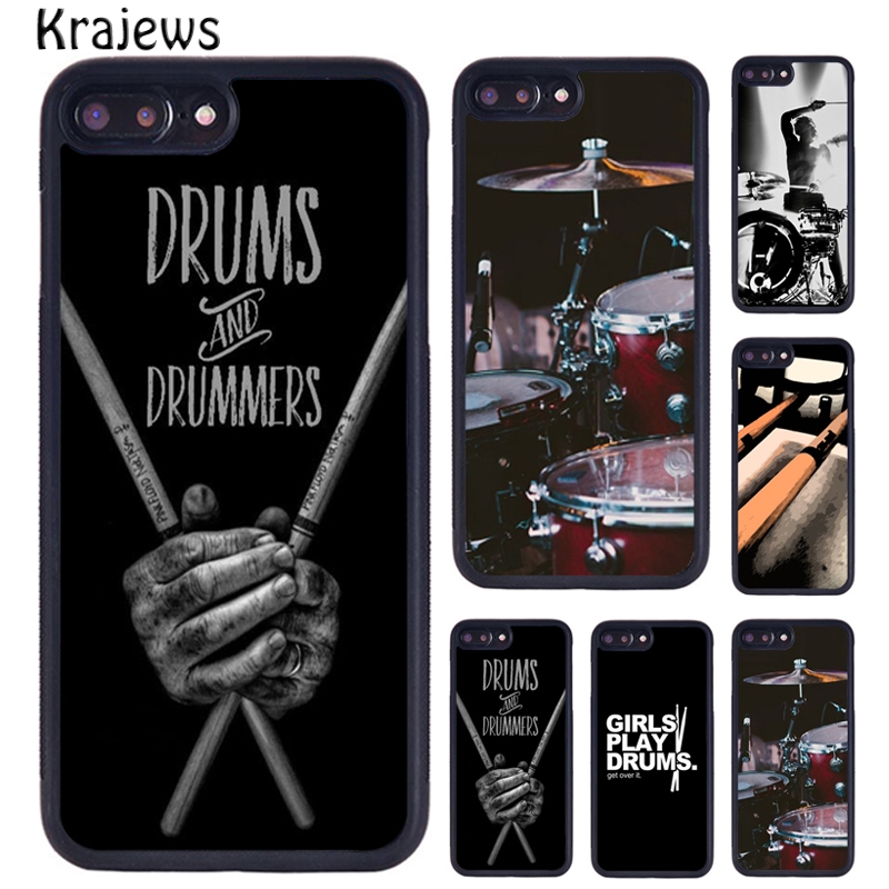Musical Instrument Quotes - Krajews-iPhone用楽器ドラムバッグ電話ケース、iPhone 16、15、14 plus、11、12 mini、13 pro、xr、xs、max用カバー