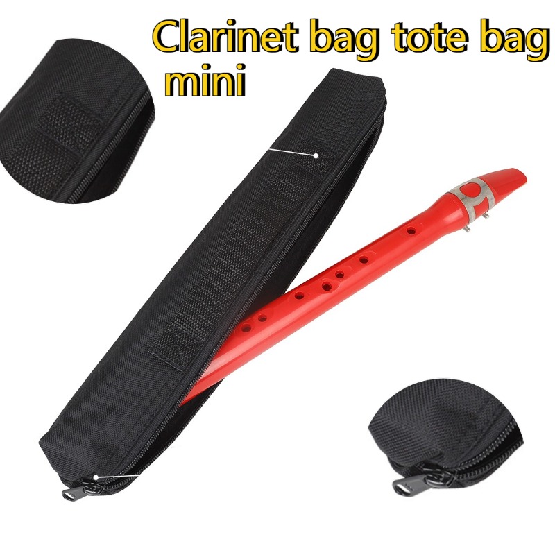 Musical Instrument Bag - 1 個レコーダーバッグトートバッグミニサックス収納袋レコーダーバッグ楽器保護バッグ
