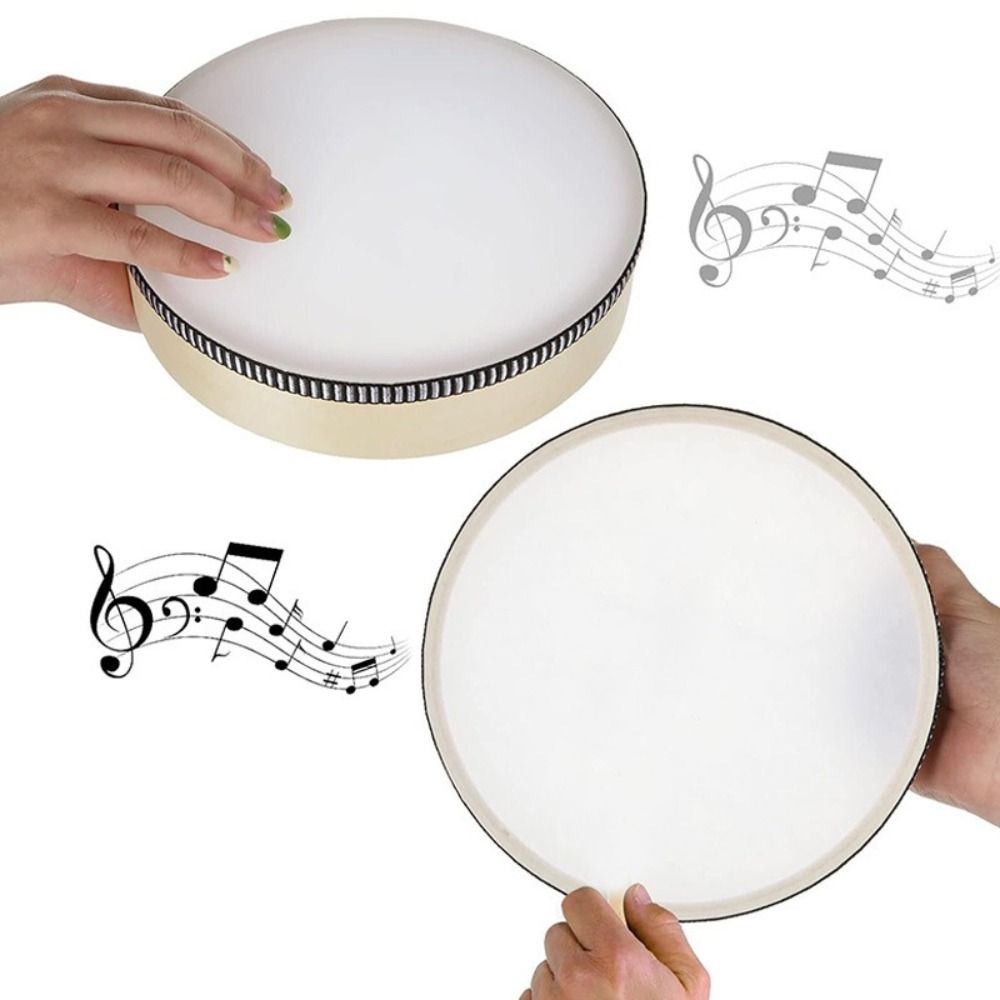 Musical Instrument For Toddlers - ギフト 4/6/8/10 インチ木製ハンドドラムハンドヘルド木製フレーム楽器おもちゃ安全で便利な持ち運び子供用ドラム幼児用