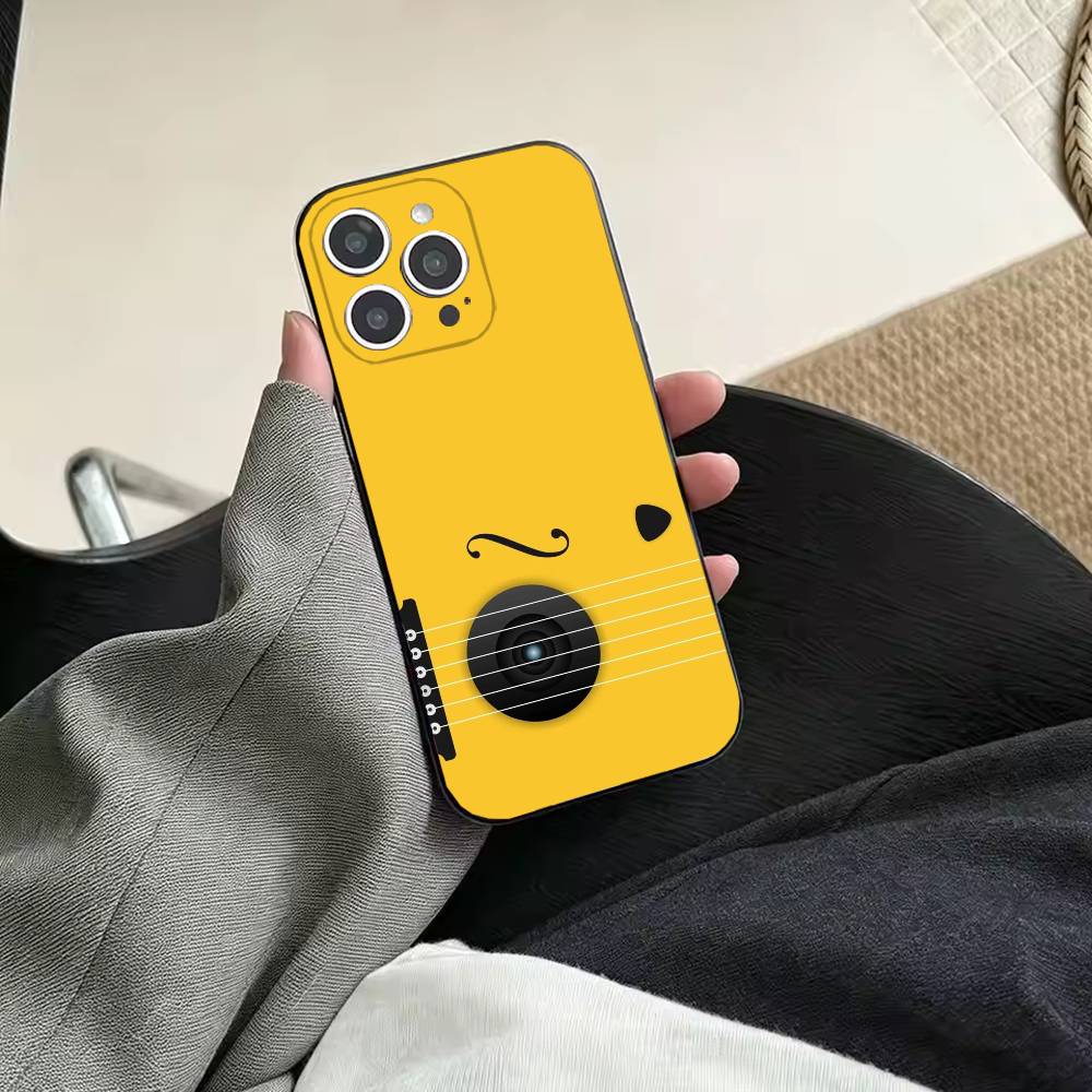 ミニマルなフラット楽器デザインのiPhoneケース（iPho - Musical Instrument Quotes のレビューと価格