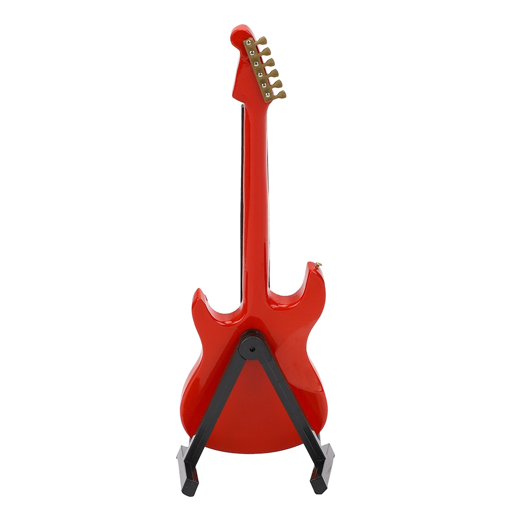 ミニチュア赤いエレキギターモデル楽器工芸品装飾品ギフト - Musical Instruments のレビューと価格