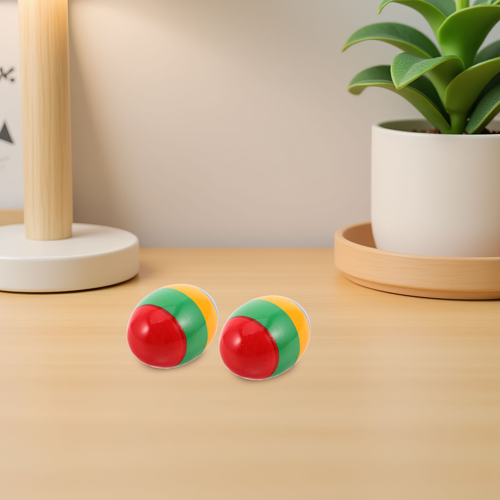 6個入りキッズマラカス 木製ベビーマラカス 幼児用楽器 天然 - Musical Instrument For Toddlers のレビューと価格