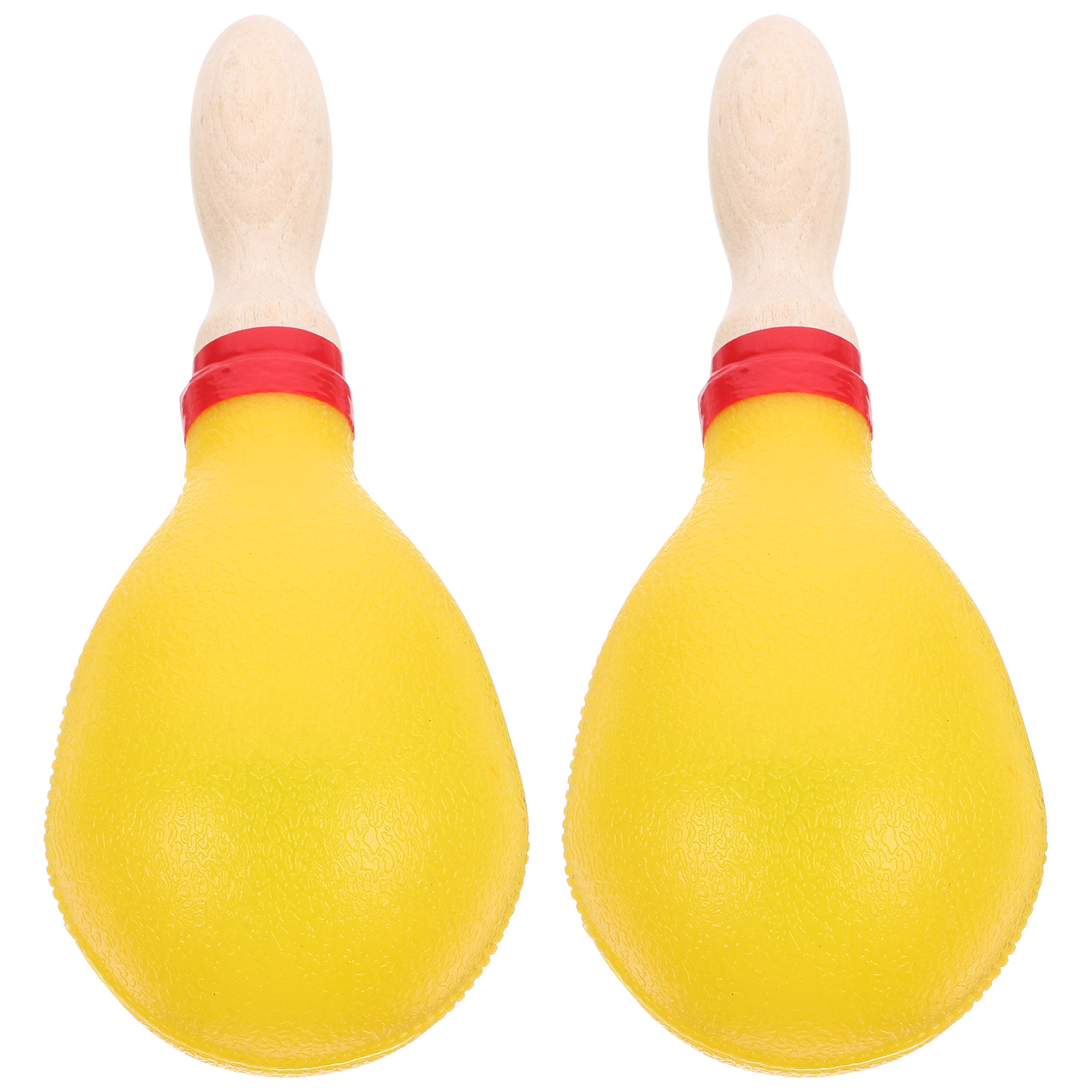 1 ペア木製マラカスシェイカー子供用打楽器幼児子供用安全バリ - Musical Instrument For Toddlers のレビューと価格