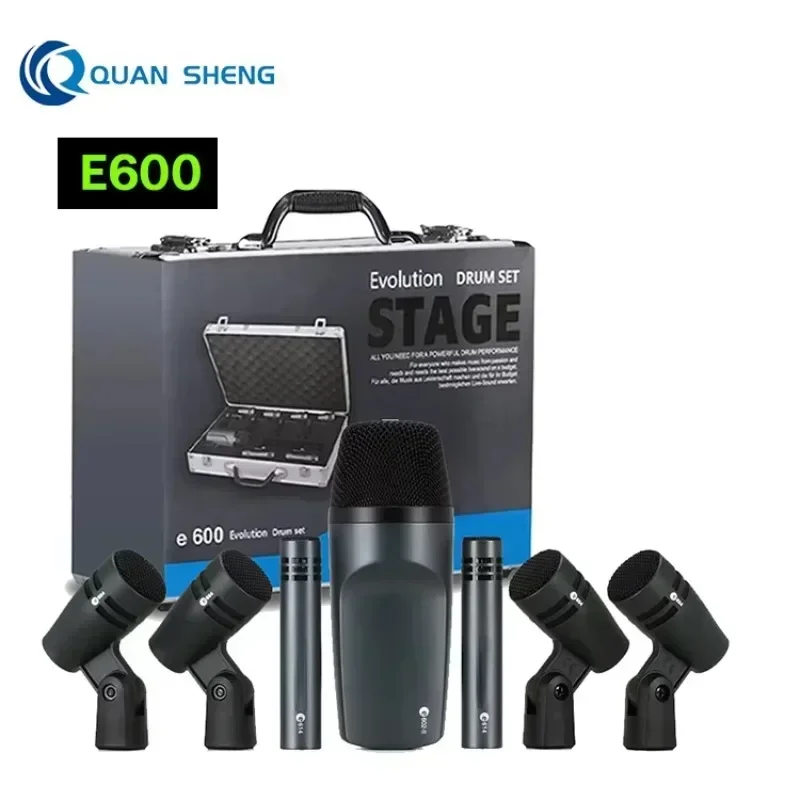 在庫あり E600 ドラムマイクキット カーディオイド楽器用 - Musical Instruments のレビューと価格