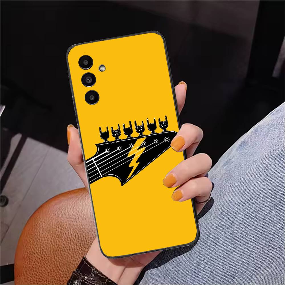 ミニマルフラット楽器電話ケースサムスンギャラクシー A73、 - Musical Instrument Quotes のレビューと価格