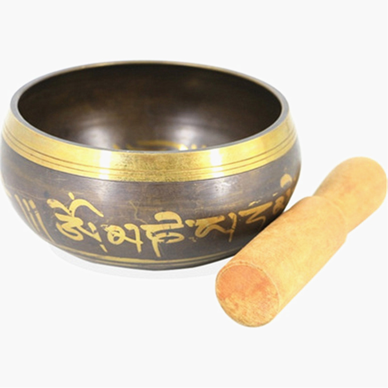 ヨガヒーリング瞑想楽器チベット真鍮マントラシンギングボウルさ - Musical Instrument Of India のレビューと価格