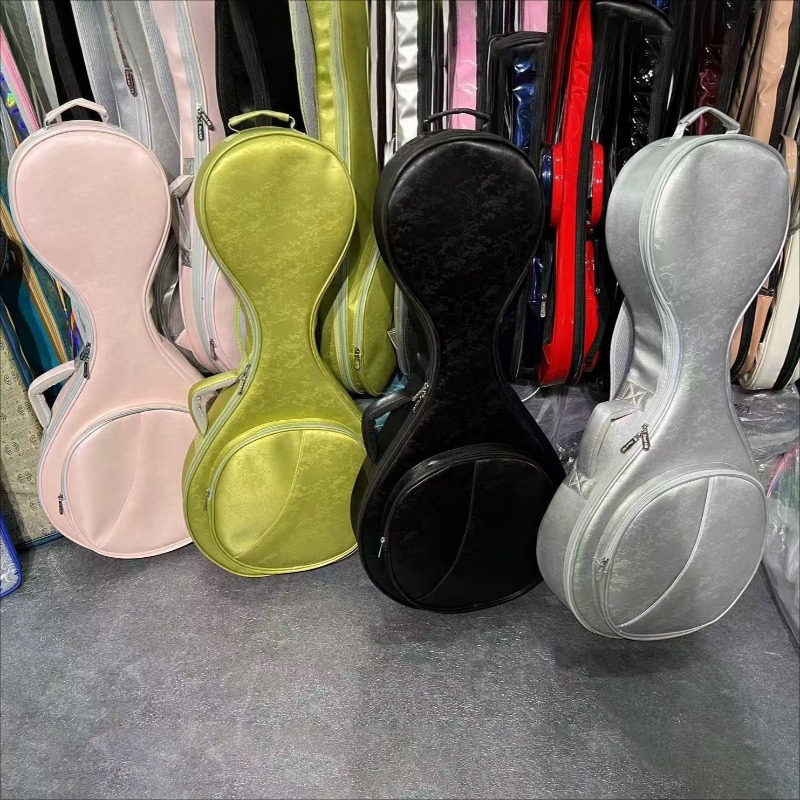 革製厚手の中阮バッグ防水耐衝撃ショルダーポータブル中阮バック - Musical Instrument Bag のレビューと価格
