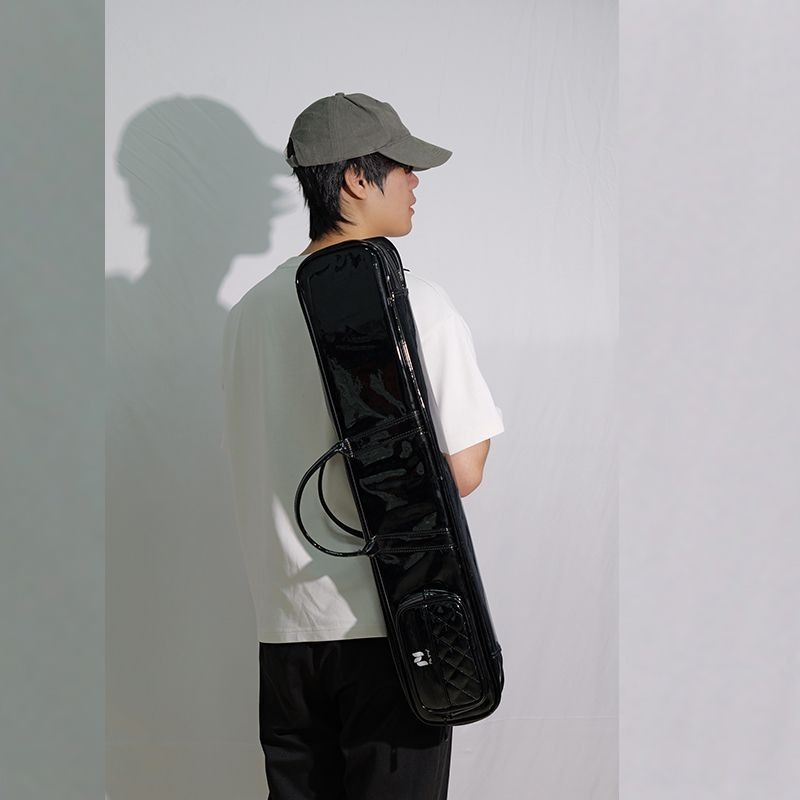 漆塗り竹製フルートバッグ 防水 耐衝撃 ポータブル ワンショ - Musical Instrument Bag のレビューと価格