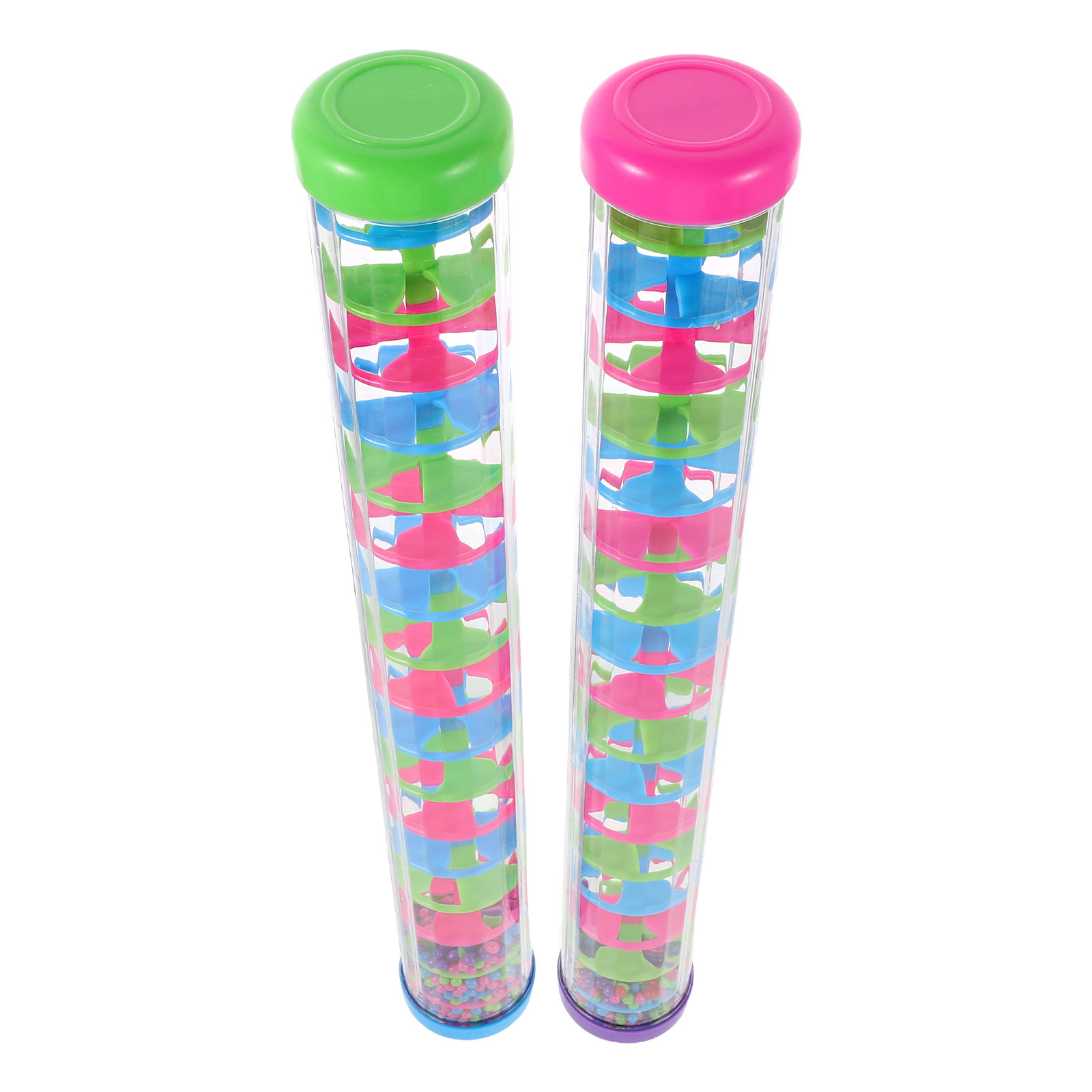 2個セット レインスティック スパイラル型楽器 子供用 ベビ - Musical Instrument For Toddlers のレビューと価格