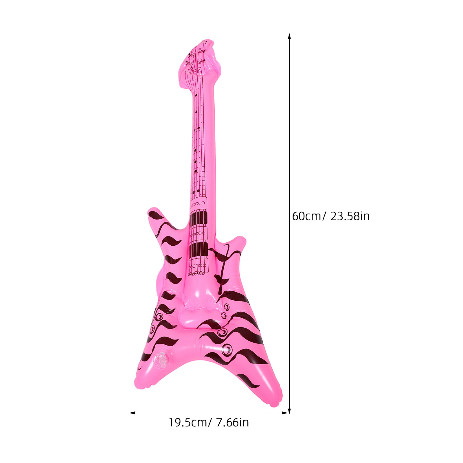 インフレータブルギター ロックンロールパーティー装飾 レトロ - Musical Instrument That You Blow Into のレビューと価格