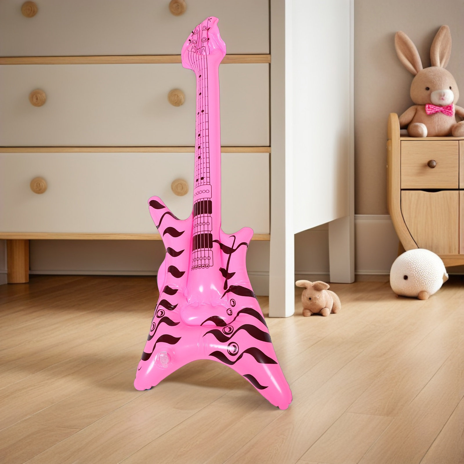 インフレータブルギター ロックンロールパーティー装飾 レトロ - Musical Instrument That You Blow Into のレビューと価格