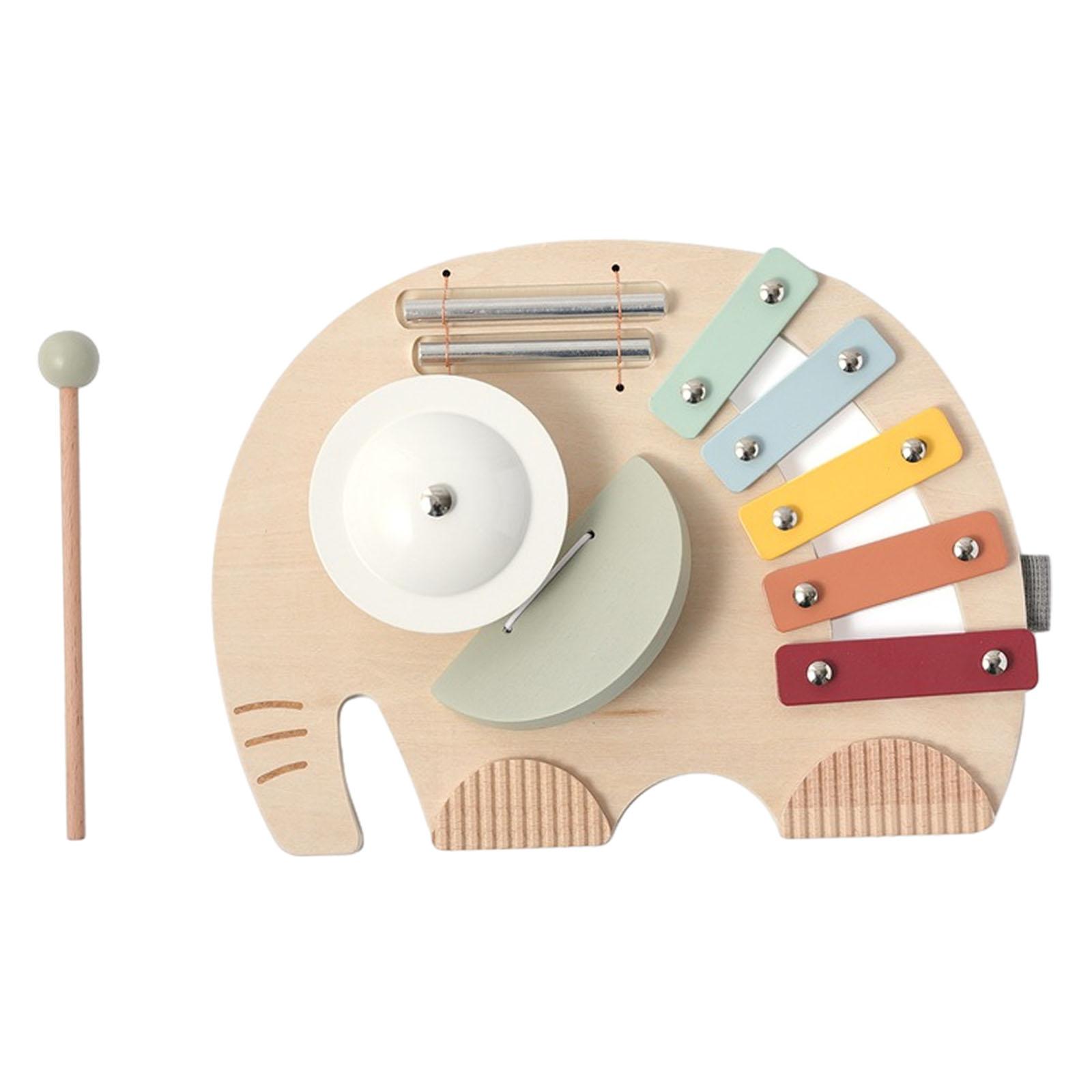 5音木製シロフォンハンドノックピアノおもちゃカラフルな楽器幼 - Musical Instrument For Toddlers のレビューと価格