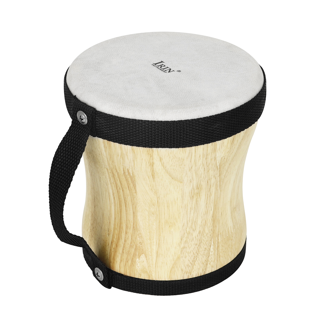 IRIN インドドラム楽器木製羊皮ドラムドラムスティック付き - Musical Instrument Indian のレビューと価格