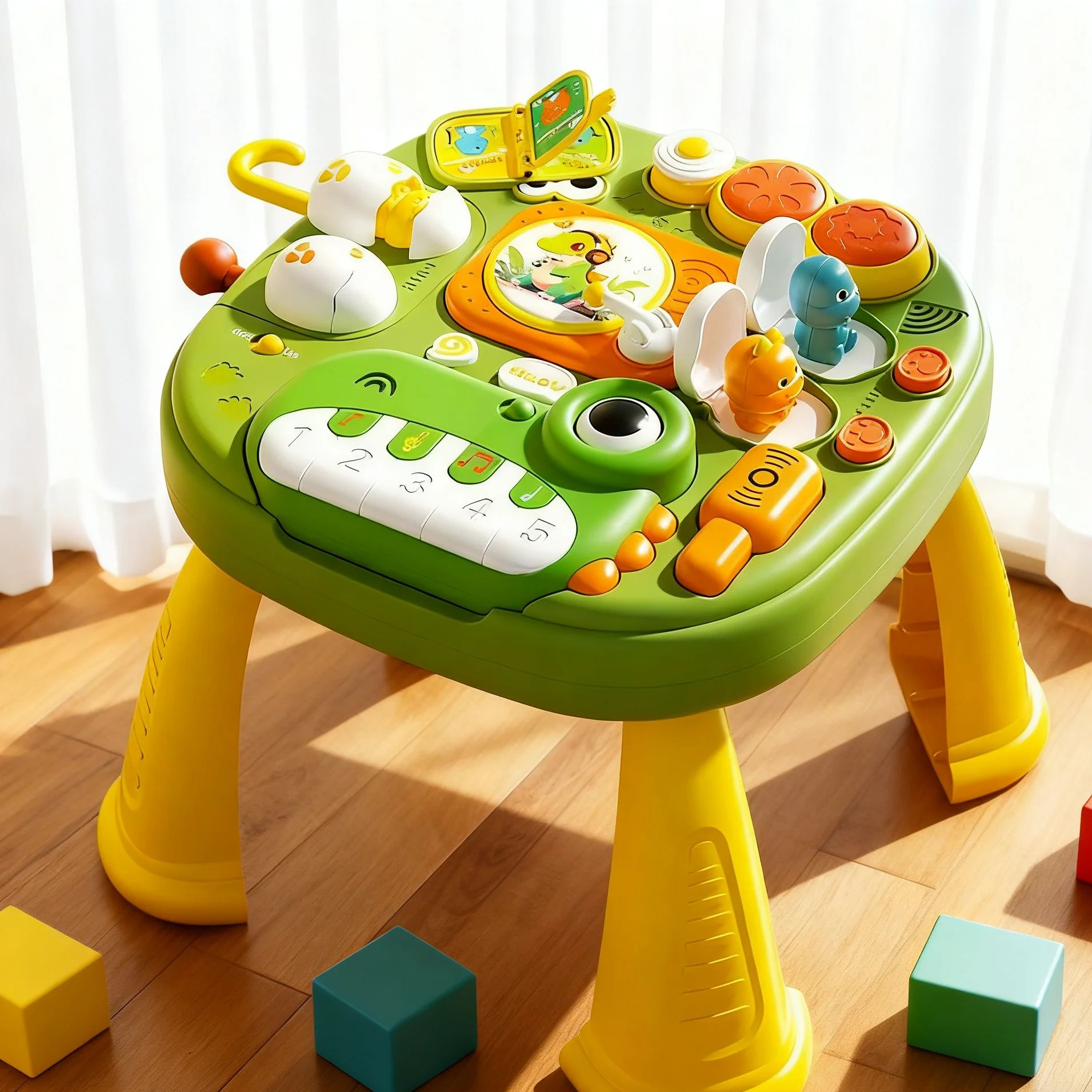 音楽テーブル 赤ちゃんのおもちゃ 多機能教育玩具 恐竜音楽学 - Musical Instrument For Toddlers のレビューと価格