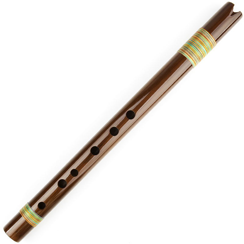 Gキー ブラウンブラックフルート クエナ インドの手作り楽器 - Musical Instrument Indian のレビューと価格