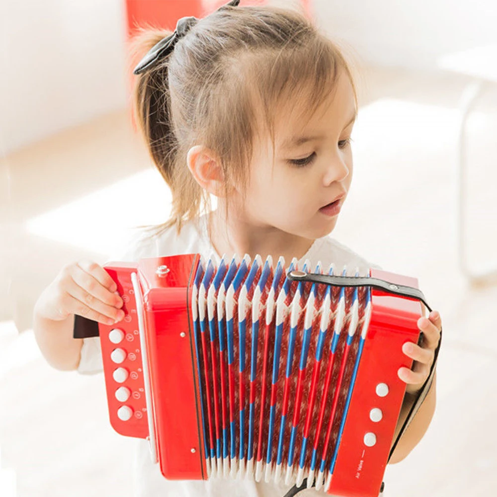 KKMOON キッズアコーディオンミニおもちゃ楽器 7 キー - Musical Instrument For Toddlers のレビューと価格